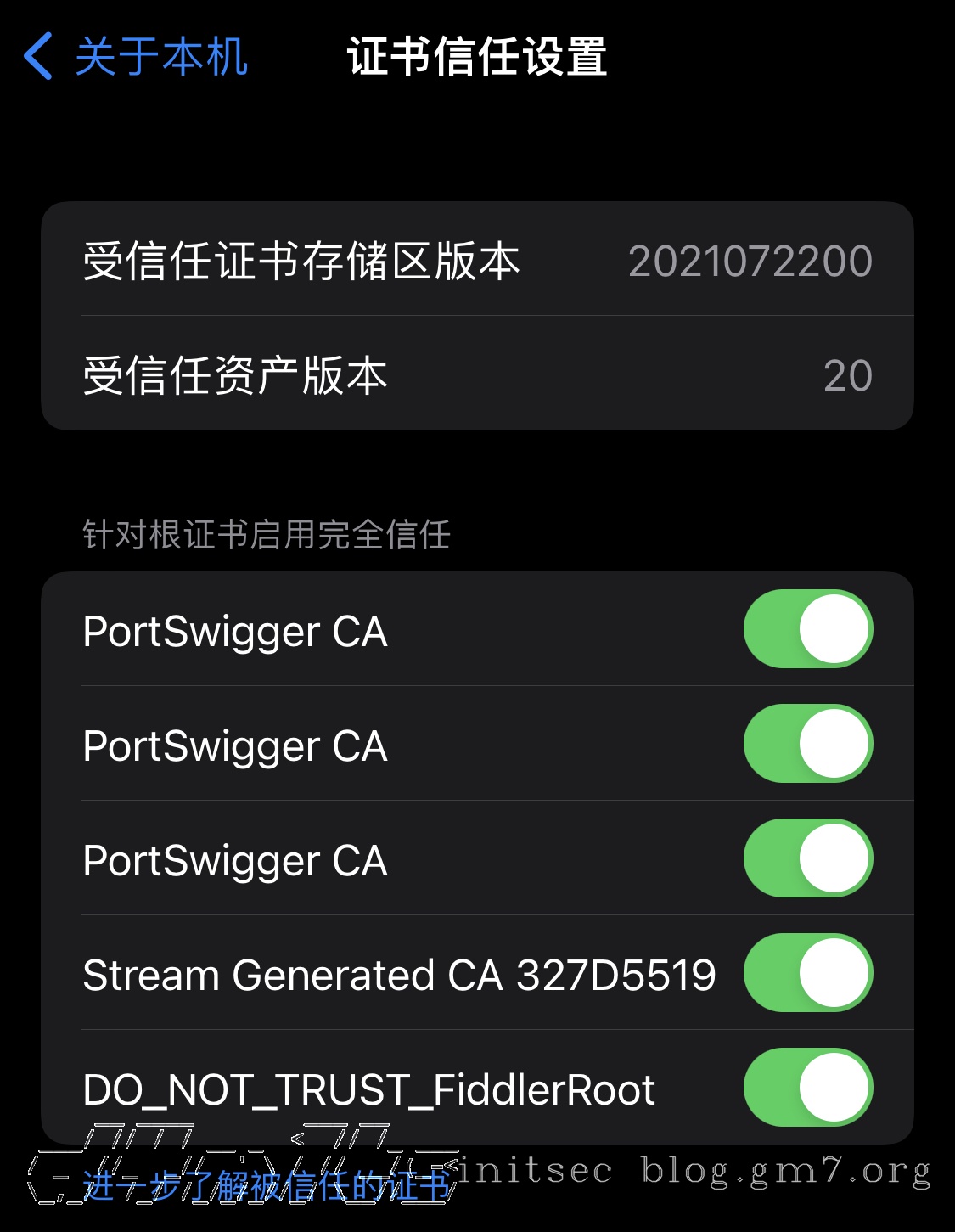 IOS CA